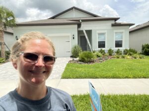 Certified Master Inspector performing a home inspection in Spring Hill, Florida